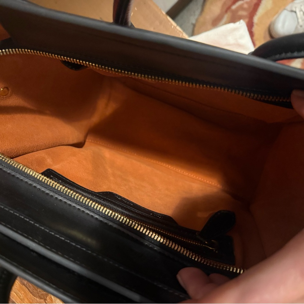 NWOT Gorgeous Celine Orange & Red Purse - Picture 7 of 9